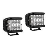 4" 60W Amber Side Strobe Ditch Light Kit with Brackets & Wiring for 1995-2004 Toyota Tacoma