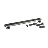 37" COB LED Rooftop Emergency Strobe Light Bar Amber White Magnetic Mount - view 2
