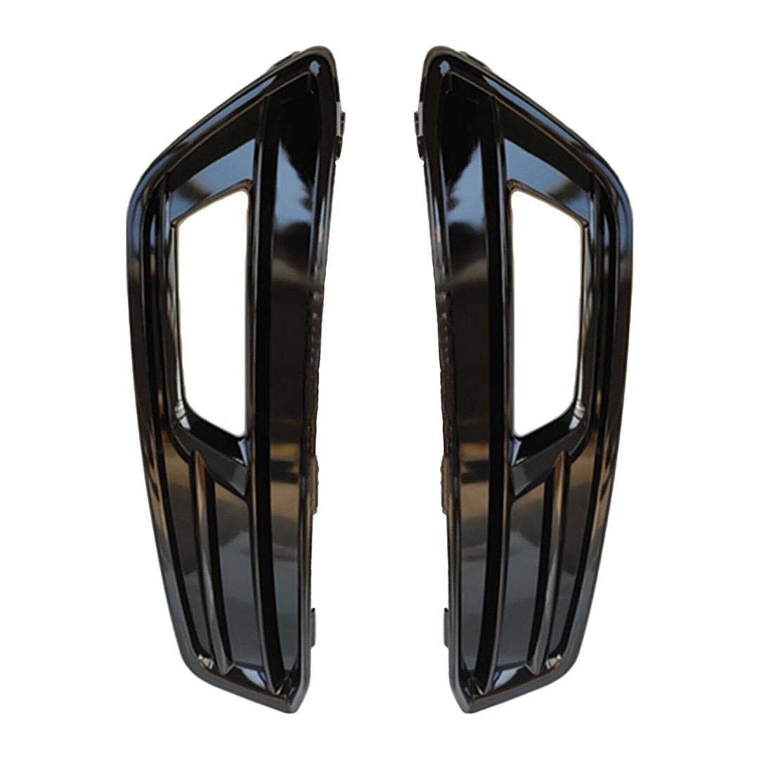 Gloss Black Fog Light Bezel Pair for 2015-2018 Ford Focus ST