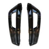 Gloss Black Fog Light Bezel Pair for 2015-2018 Ford Focus ST