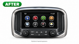 GM MyLink complete monitor after illustration with powered display