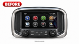 GM MyLink complete monitor before illustration with powered display