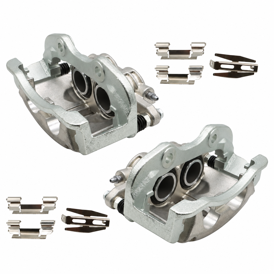 Rear Dual-Piston Caliper Pair with Brackets for GM Trucks SUVs 18B4764 18B4765