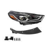 Halogen Headlight Assembly For 2018-2019 Hyundai Sonata Passenger Side W/ Bulbs – product image