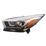 Halogen Headlight LED DRL Chrome Projector Driver LH For 2017-2019 Ford Escape – product image
