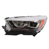 Halogen Headlight LED DRL Chrome Projector Driver LH For 2017-2019 Ford Escape – product image 2