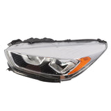 Halogen Headlight LED DRL Chrome Projector Driver LH For 2017-2019 Ford Escape – product image 3