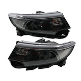 Halogen Model For 2011 2012 2013 2014 Ford Edge Black Headlight Pair Headlamp – product image