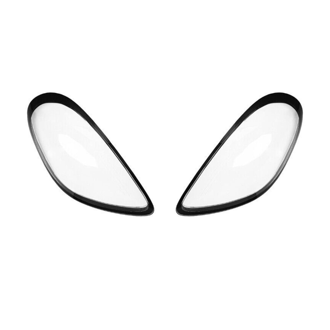 Headlight Lens Cover Pair for 2014-2016 Porsche Boxster and Cayman 981