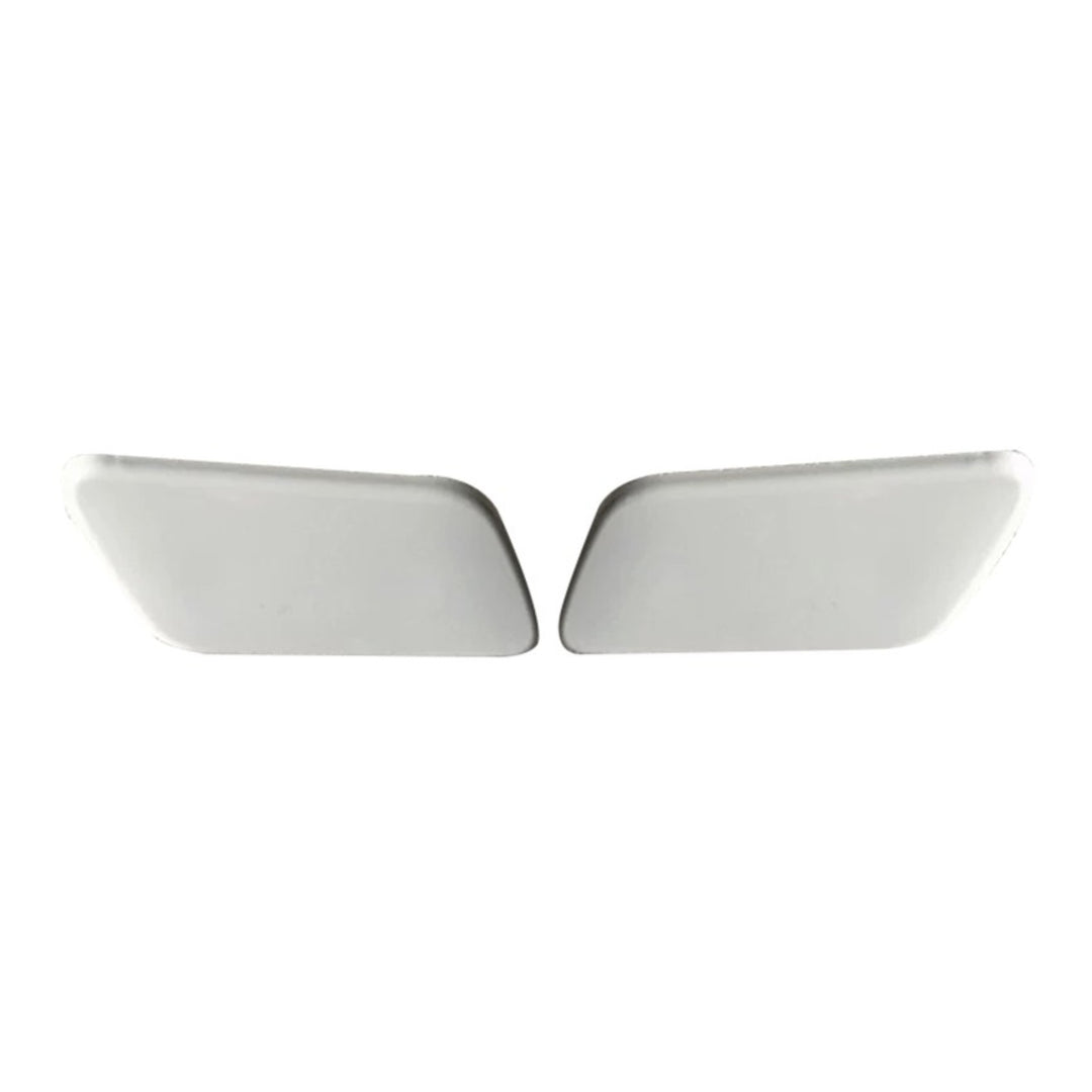 Headlight Washer Cover Cap Pair Unpainted for 2012-2015 Toyota Land Cruiser LC200