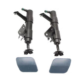 Headlight Washer Nozzle and Cover Cap Set for 2007-2010 Volkswagen Touareg