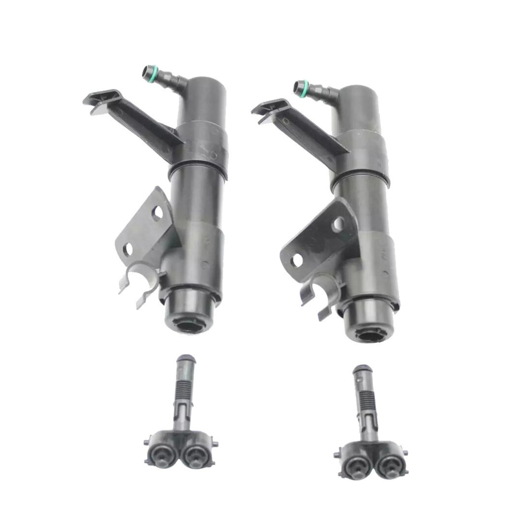 Headlight Washer Nozzle and Cover Cap Set for 2007-2010 Volkswagen Touareg