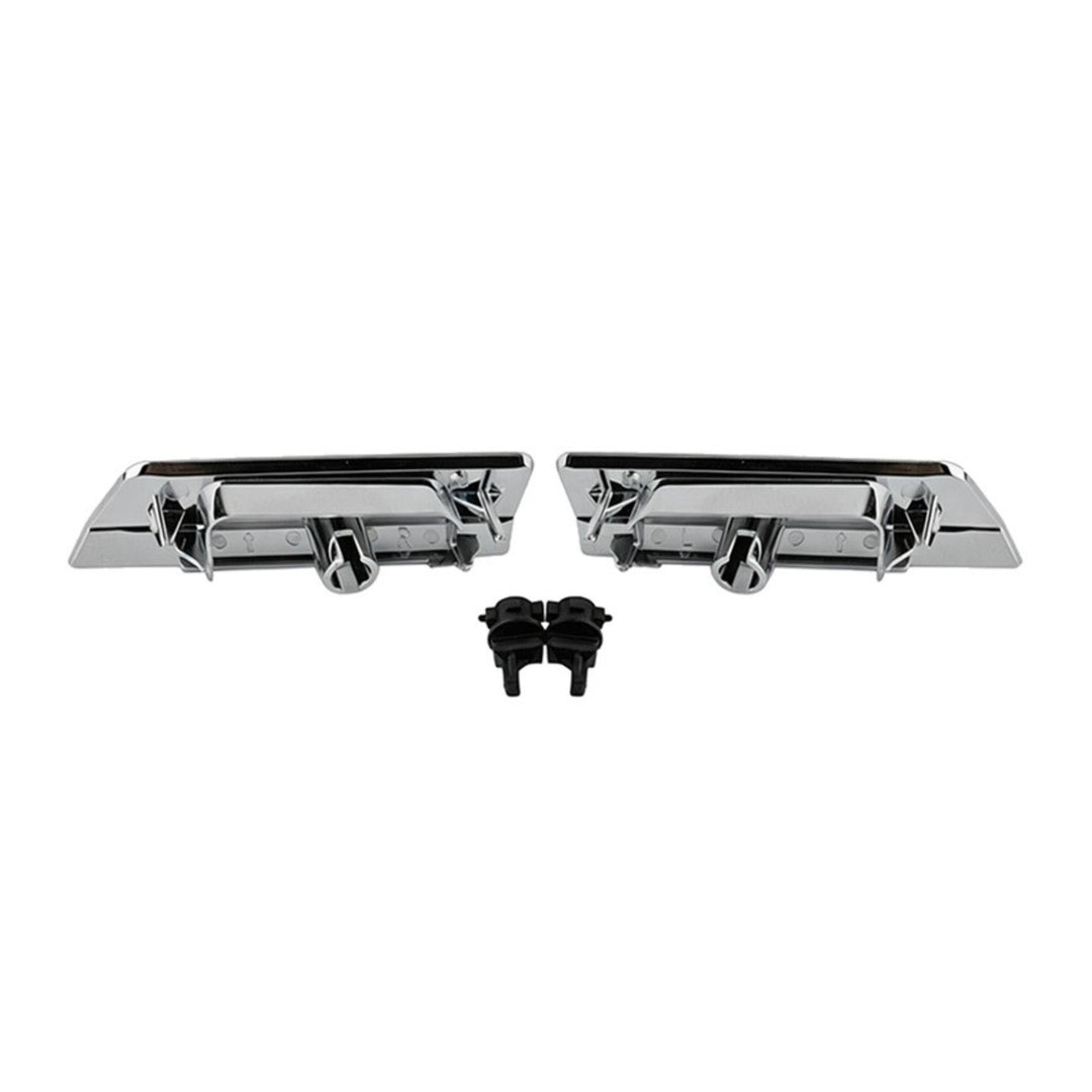 Headlight Washer Nozzle Cover Pair Chrome for 2007-2009 Lexus LS460