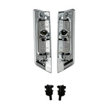 Headlight Washer Nozzle Cover Pair Chrome for 2007-2009 Lexus LS460