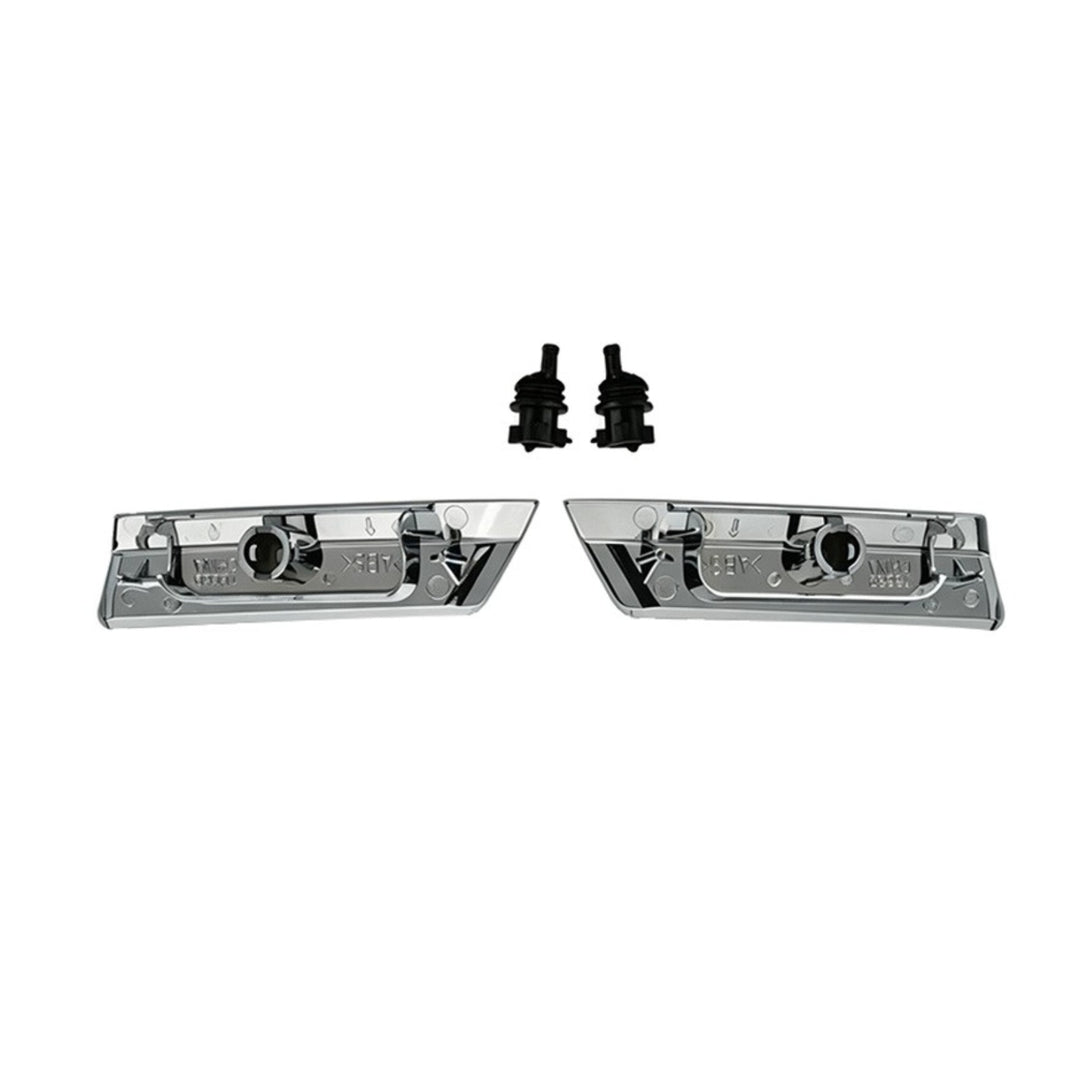 Headlight Washer Nozzle Cover Pair Chrome for 2007-2009 Lexus LS460