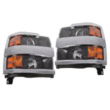 Headlights For 2015-2019 chevy Silverado 2500 HD 3500 HD Headlamp Left + Right – product image