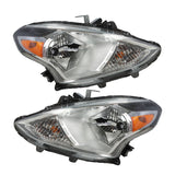 Headlights For 2015-2019 Nissan Versa Sedan Halogen Headlamp Assembly Left+Right – product image