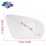 Heated Blind Spot Passenger Mirror Glass for Mercedes C-Class W205 2015-2019 0998100116 – product image