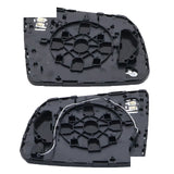 Heated Mirror Glass Pair with Blind Spot for Toyota Tundra and Sequoia