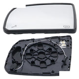 Heated Mirror Glass Pair with Blind Spot for Toyota Tundra and Sequoia
