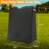 Heavy Duty Ping Pong Table Cover 420D Waterproof Indoor Outdoor – product image