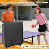 Heavy Duty Ping Pong Table Cover 420D Waterproof Indoor Outdoor – product image 3