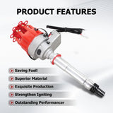 HEI Distributor Red Coil 8.5mm Wires Under Exhaust for Chevy 350 400 – product image
