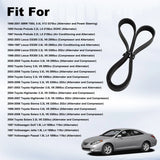 High Quality A/C Compressor Belt for Lexus ES330 RX300 Toyota Sienna 6PK1040 – product image 4