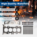 High Quality Cylinder Head Gasket Set w/ Bolts for Ram ProMaster City 2.4L Jeep 68188889AD – product image 17