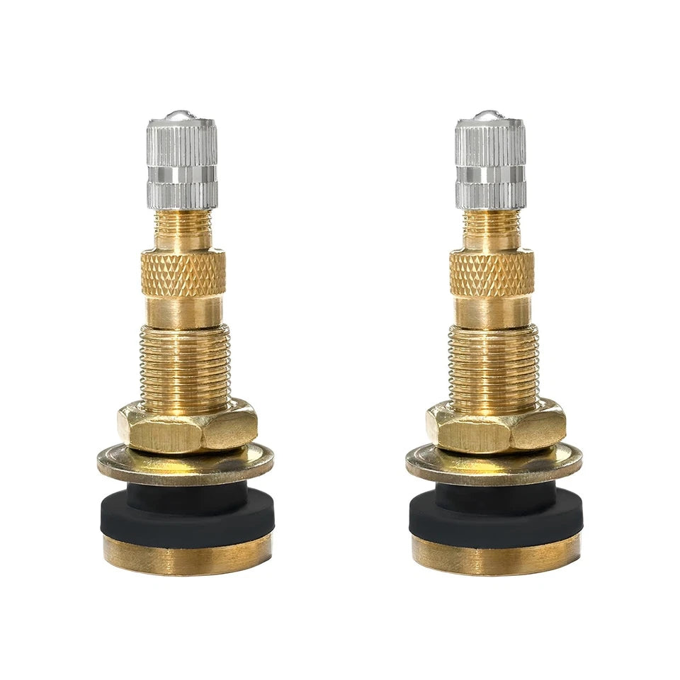 2 X TR618 A Metal Valve Stems for Tractor Agricultural Tire Air Liquid Tubeless