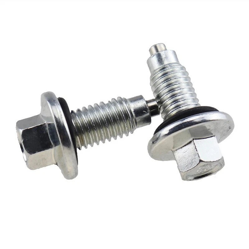 Set of 2 M12x1.75 Magnetic Oil Drain Plug Buick Chevrolet Cadillac Ford GMC 090-936CD