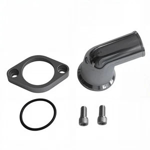15° Swivel Water Neck Polished SBC BBC Chevrolet 327 350 400 with O-Ring & Bolts