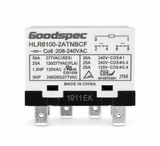 HLR6100-2ATNBCF 208-240VAC 30A 6-Pin Compressor Power Relay