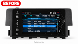 Honda Civic complete 7-inch monitor before illustration