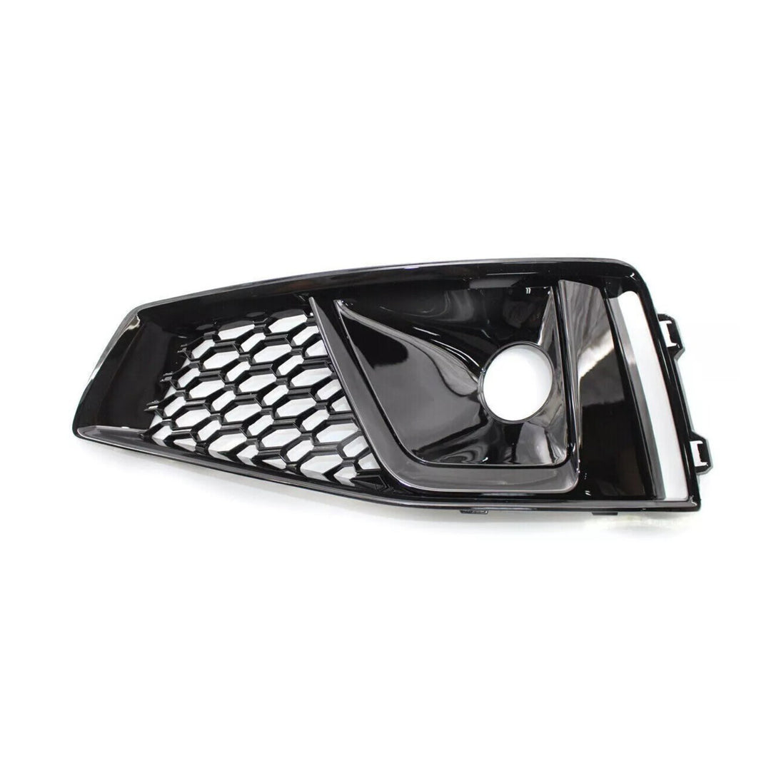 Honeycomb Fog Light Grille Pair for 2019 Audi A4 S-Line and S4 B9