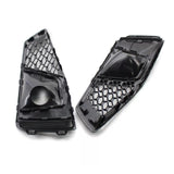Honeycomb Fog Light Grille Pair for 2019 Audi A4 S-Line and S4 B9