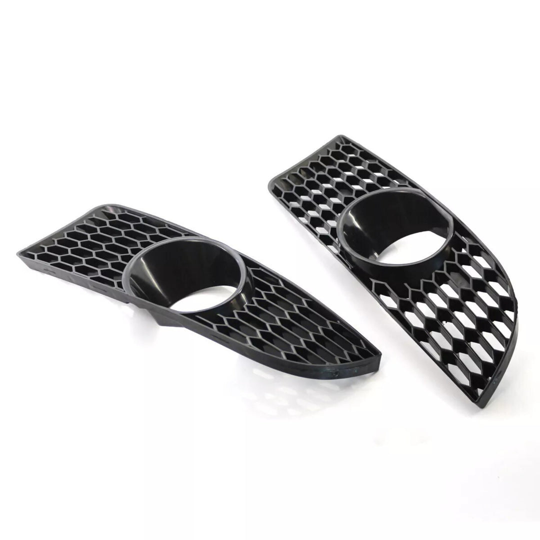 Honeycomb Front Bumper Fog Light Grille Pair for 2009-2011 BMW 3-Series