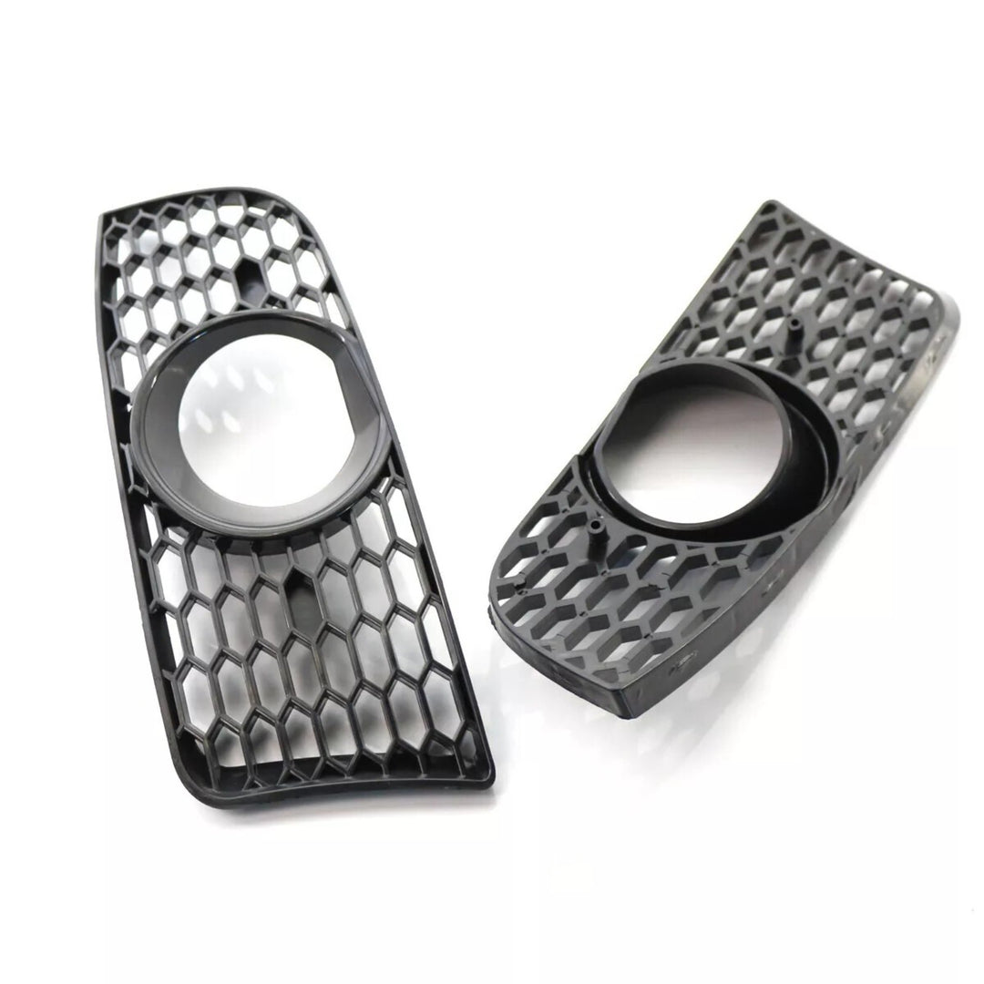 Honeycomb Front Bumper Fog Light Grille Pair for 2009-2011 BMW 3-Series
