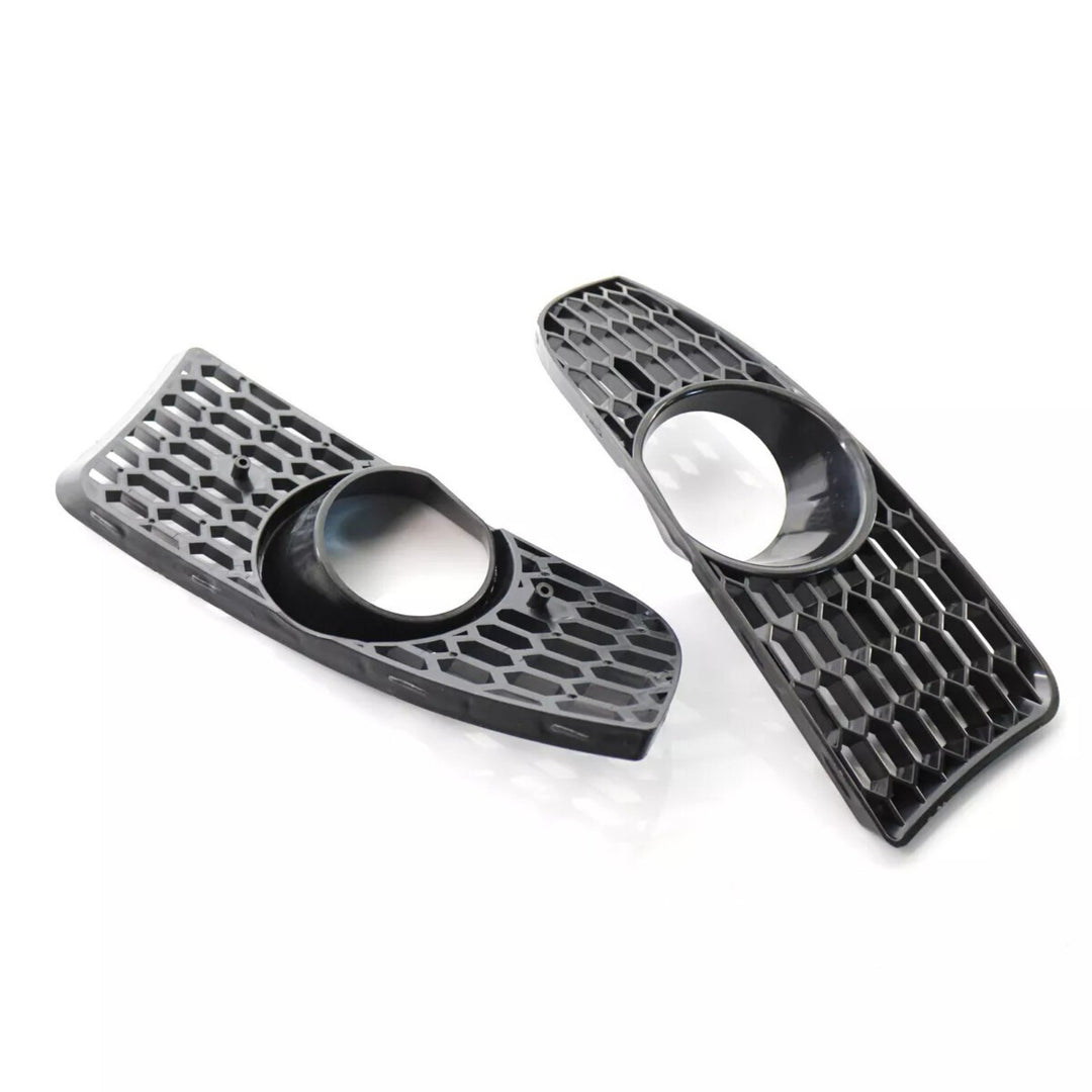 Honeycomb Front Bumper Fog Light Grille Pair for 2009-2011 BMW 3-Series