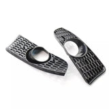 Honeycomb Front Bumper Fog Light Grille Pair for 2009-2011 BMW 3-Series