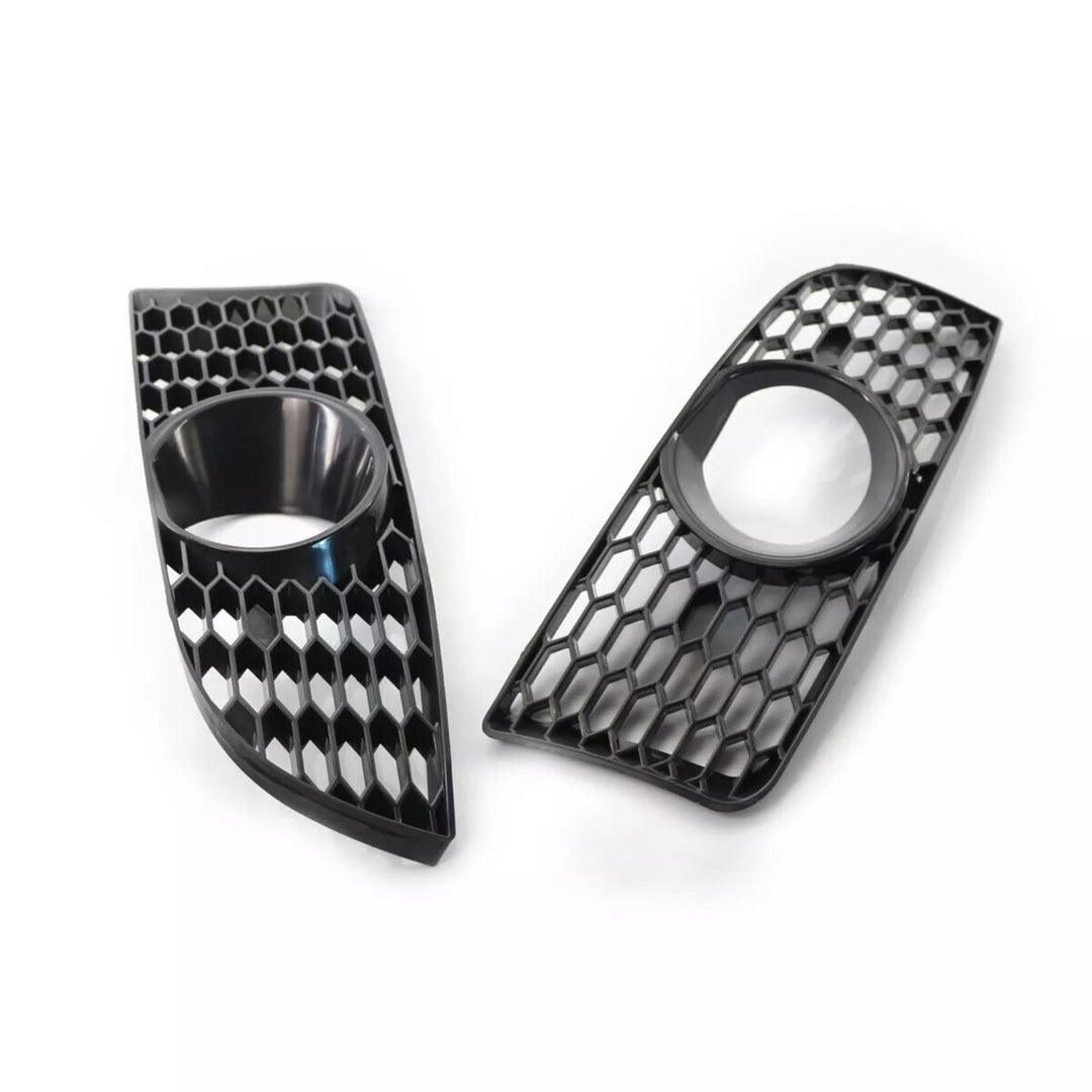 Honeycomb Front Bumper Fog Light Grille Pair for 2009-2011 BMW 3-Series