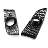 Honeycomb Front Bumper Fog Light Grille Pair for 2009-2011 BMW 3-Series