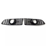 Honeycomb Front Bumper Fog Light Grille Pair for 2009-2011 BMW 3-Series