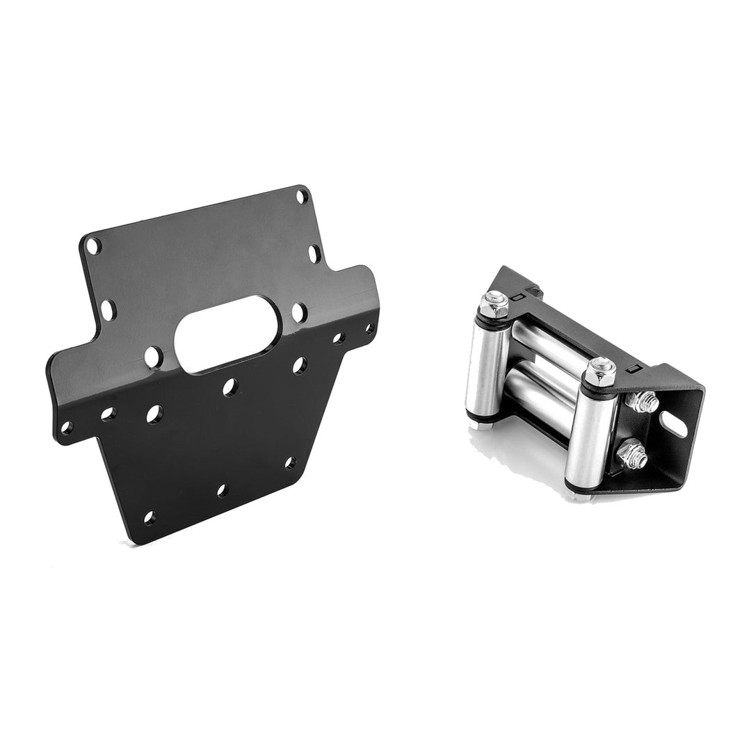 Winch Mount Plate for 2007-2014 Honda Rancher 420, Optional 4-7/8 in Roller Fairlead