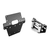 Winch Mount Plate for 2007-2014 Honda Rancher 420, Optional 4-7/8 in Roller Fairlead