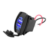 Dual USB Charger Rocker Switch, Blue Backlit, for CFMOTO ZForce, UTV, Truck, Boat - view 3