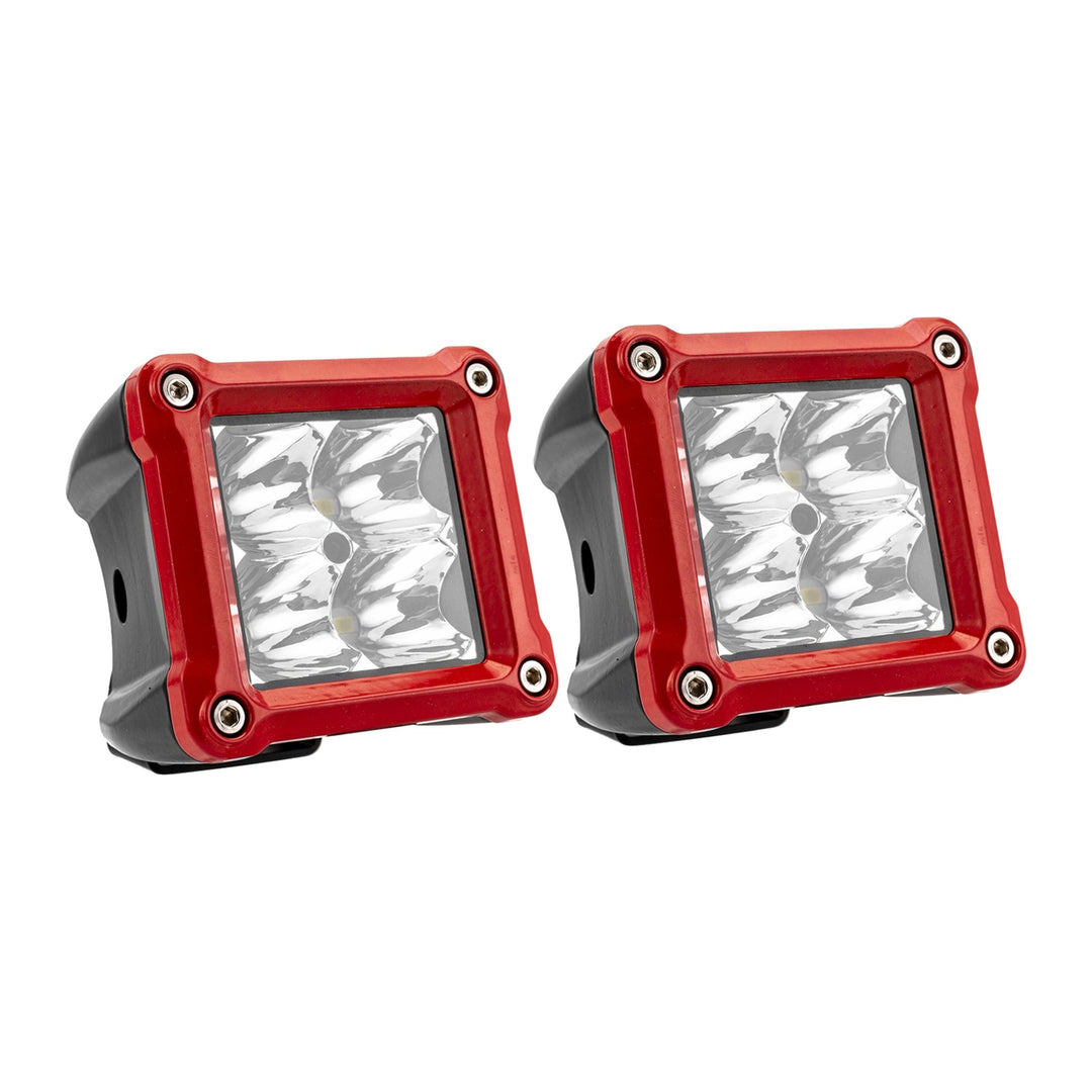 2 pcs 3 in 40W LED Spot Pod Lights, 3770 lm, IP67 for Truck Jeep ATV UTV