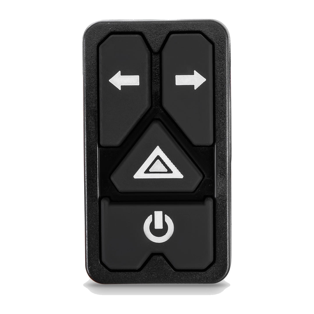 Pair 3 ft Whipless Fat LED Whip Lights with 4-Button Switch for Polaris RZR UTV - view 2
