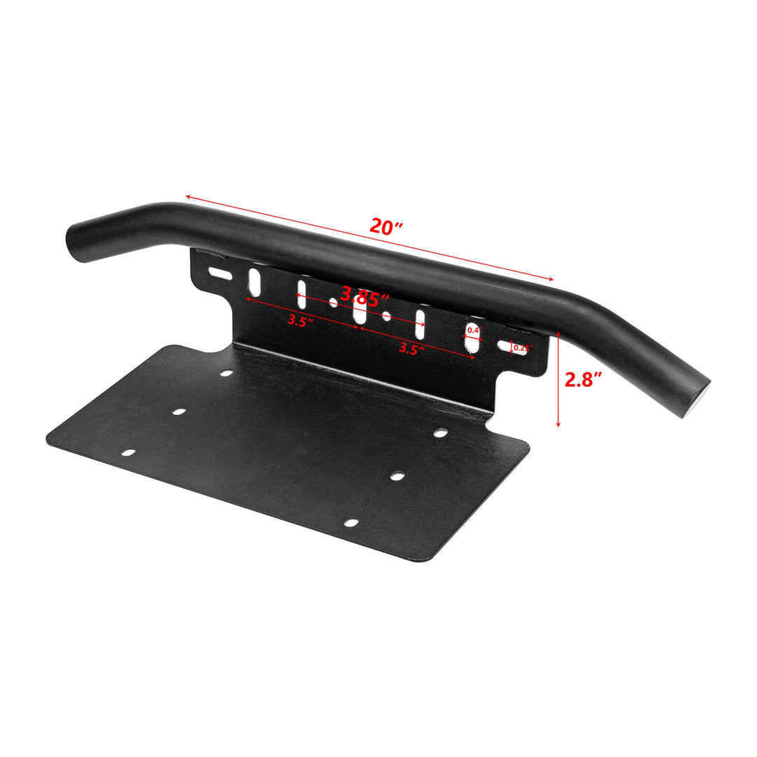 Bull Bar Front License Plate Mount Light Bracket for Subaru WRX Forester Outback - view 3