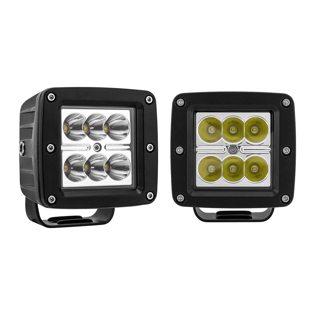 Tow Hitch Mount with 3 in 24W LED Pods, Backup Reverse Lights for 2.5 in Receivers - view 2